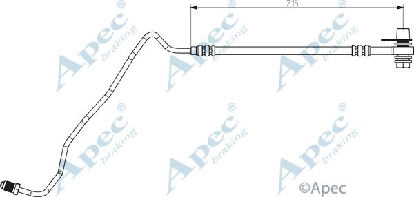 APEC BRAKING stabdžių žarnelė HOS3881